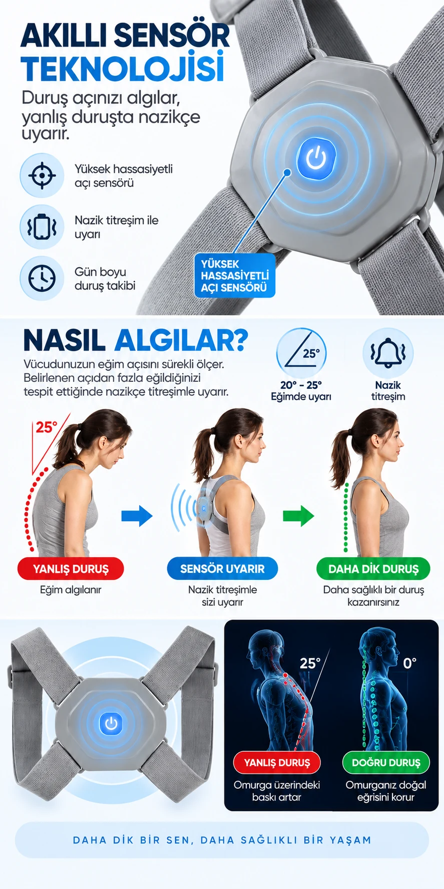 Sensörlü Dijital Korse