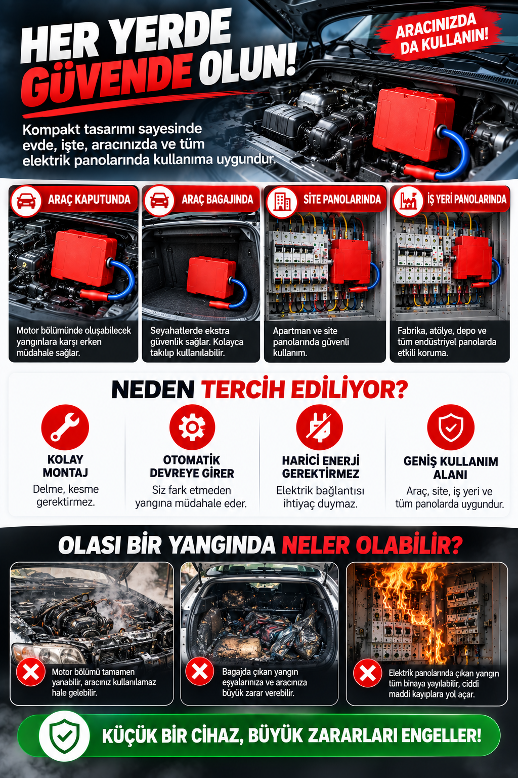 OTOMATİK YANGIN SÖNDÜRÜCÜ