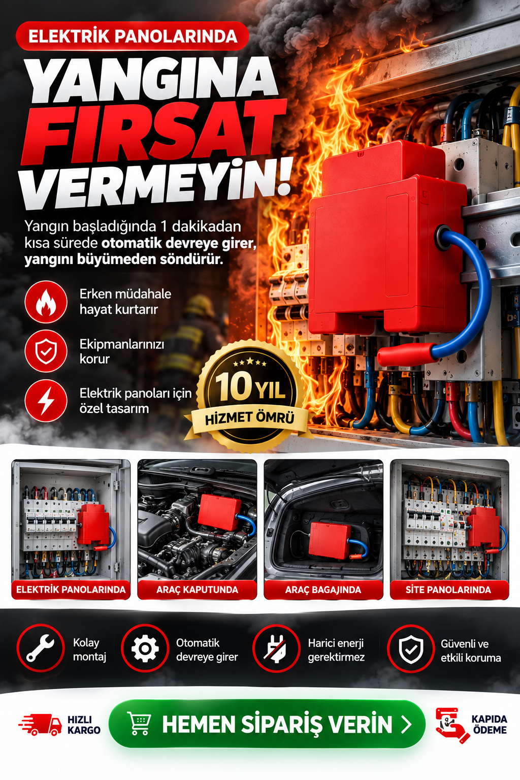 OTOMATİK YANGIN SÖNDÜRÜCÜ