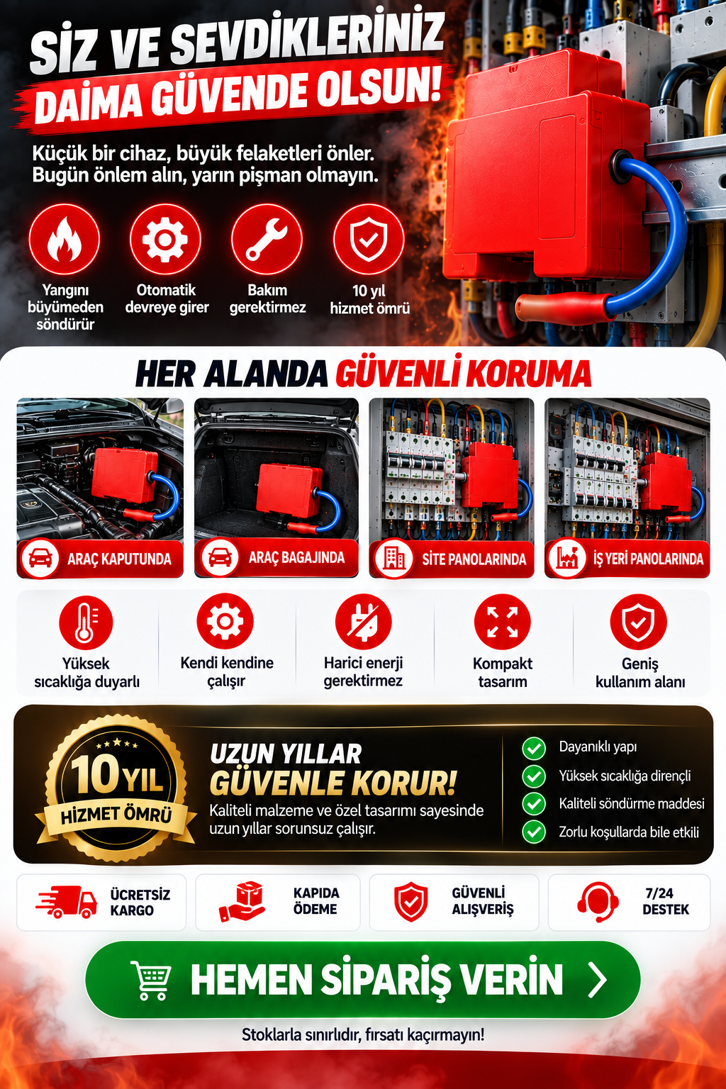 OTOMATİK YANGIN SÖNDÜRÜCÜ